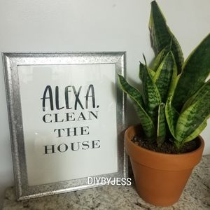 ALEXA framed wall decor